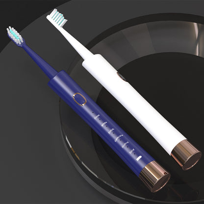Adult electric toothbrush USB charging 6-speed adjustment smart dental cleaner 7-level waterproof soft hair household electric toothbrush - image 3