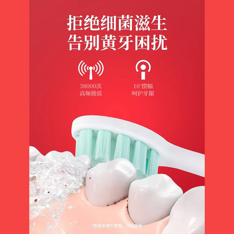 Electric Toothbrush Couple Wedding Set Automatic Wireless Charging Ultrasonic Smart Electric Toothbrush Couple Gift - image 4