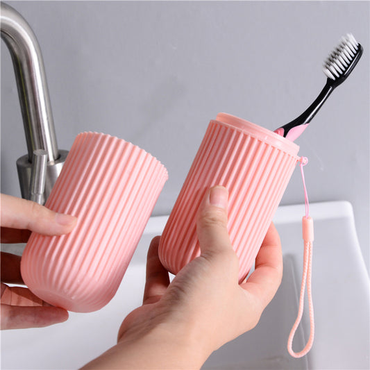 Travel Wash Cup Mouthwash Cup Simple Household Toothpaste Bucket Toothbrush Cup Toothpaste Storage Box Toothpaste Box Portable Set - image 2