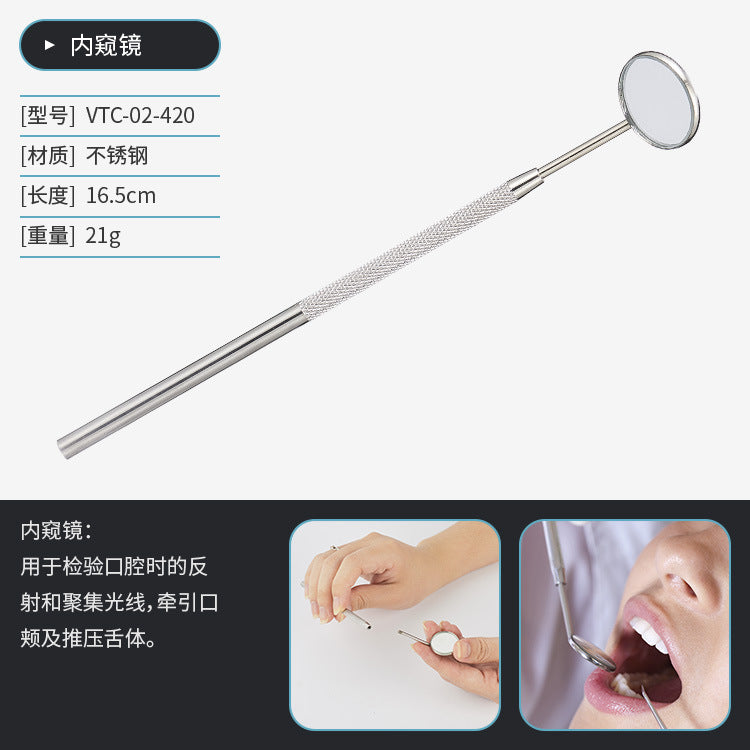Dentist tool dental tool probe dental calculus tartar remover oral care oral cavity mirror tooth material - image 3