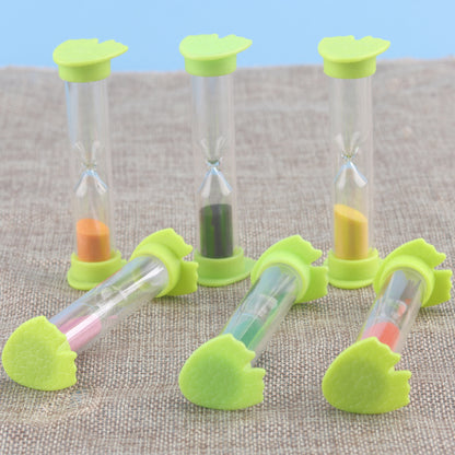 Factory Direct Hourglass Mini Duck Feet Small Hourglass Ornaments Hourglass Timer Student Creative Safety Toothbrush Hourglass - image 2