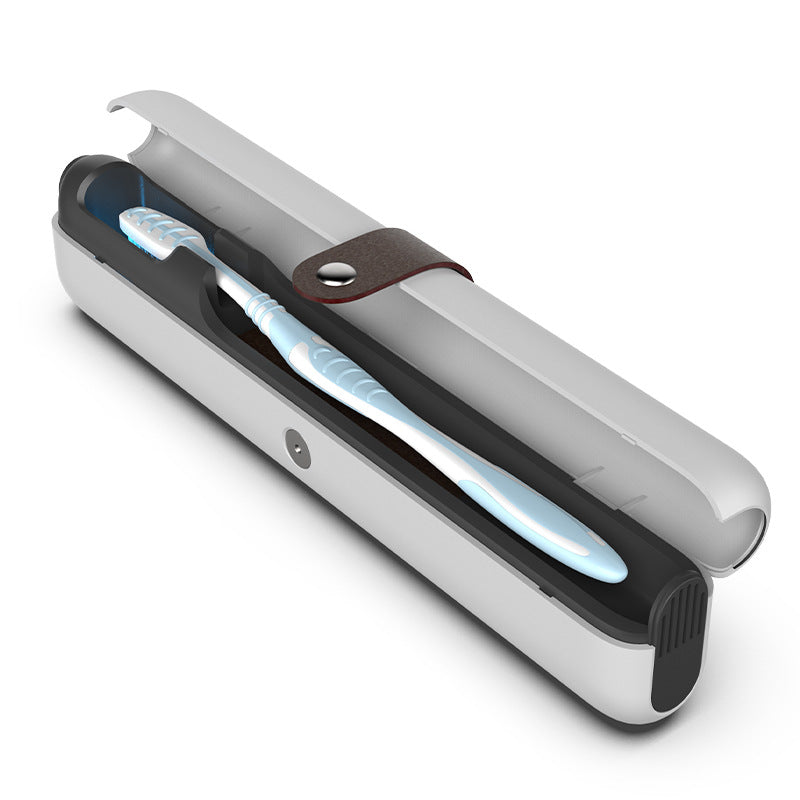 Portable Ultraviolet Toothbrush Sterilization Box, Chopsticks Travel Toothbrush Box, Removal Rate of E. Coli Bacteria Is 99.99% - image 3