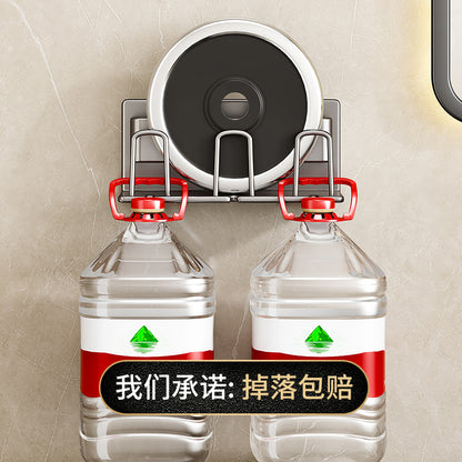 Gun Grey Toothbrush Storage Rack Toilet Hole-free Gargle Cup Tooth Cup Wall-mounted Storage Rack Electric Toothbrush Rack - image 4
