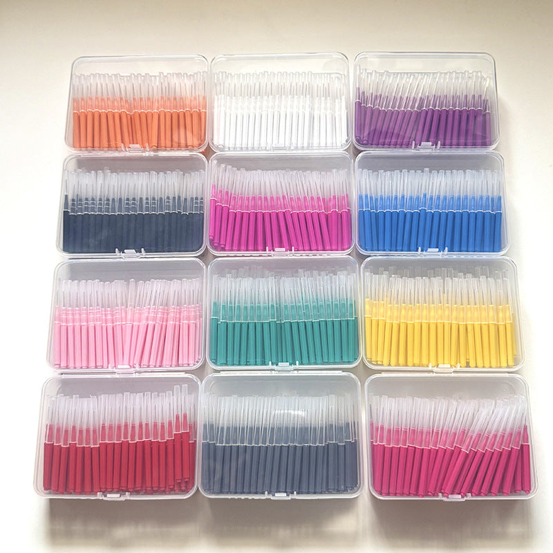 Interdental Brush Box Set for Cleaning Gaps between Teeth, Straight Orthodontic I-Type Interdental Brush for Braces - image 4