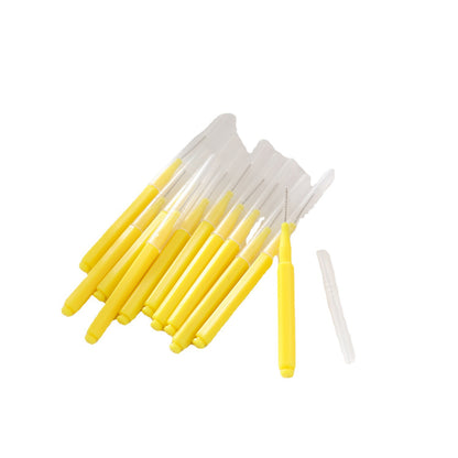 Straight Toothbrush Push-Pull Stainless Steel Wire Cleaning Toothbrush Braces Gap Cleaning Toothbrush Orthodontic Interdental Brush - image 5