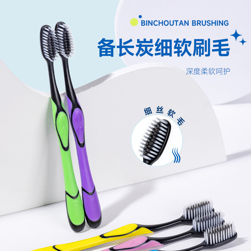 Toothbrush Soft Bristles High-End Toothbrush Adult Macaron Couple Household Supplies Individually Packaged Toothbrush Wholesale Dropshipping - image 3