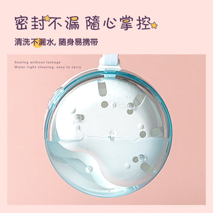 Braces Cleaning Storage Box Holder Box Denture Soaking Box Watertight Carrying Amazon Cross-border Explosions - image 2