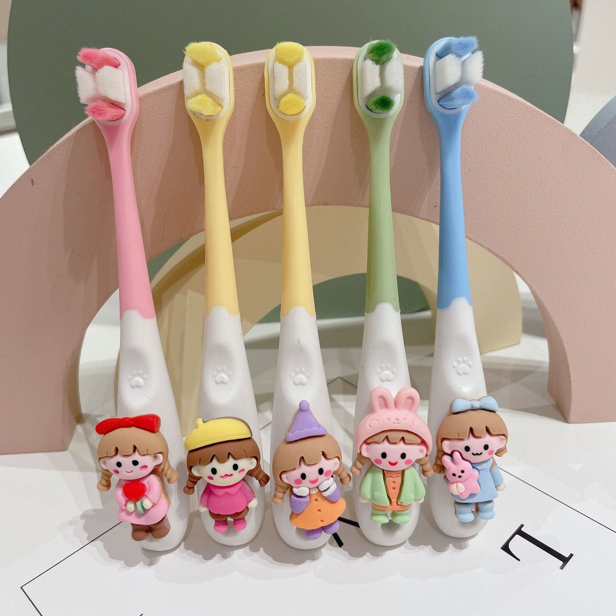 Kidbrush Children's Manual Toothbrush – Soft Bristles, Beginner Brushing – view 3