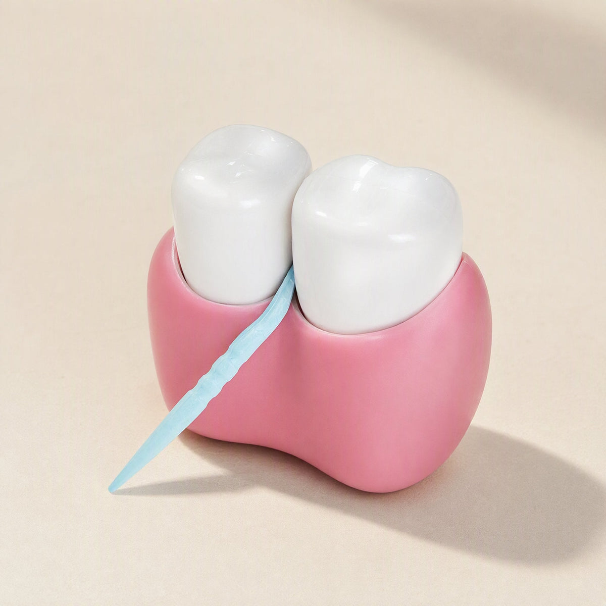 Can of disposable plastic double-head toothpicks - view 3