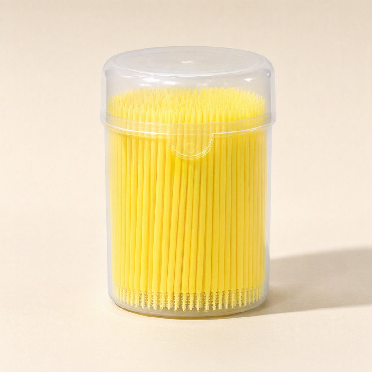 Can of disposable plastic double-head toothpicks - view 4