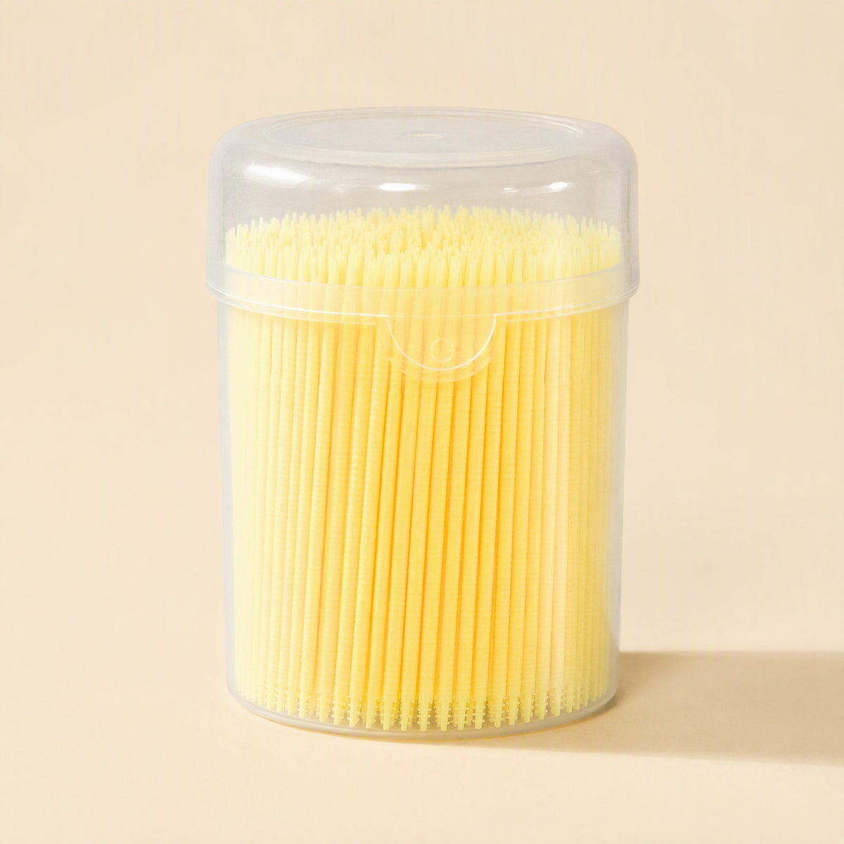 Can of disposable plastic double-head toothpicks - view 5