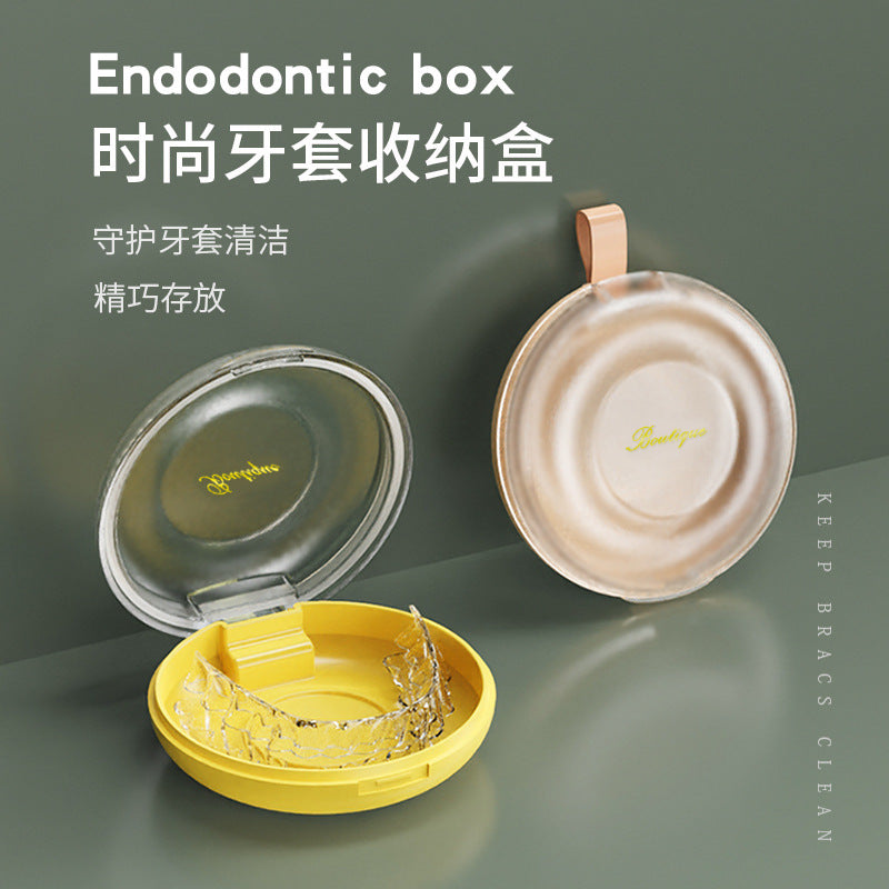 Invisible braces box holder storage box hidden beauty corrector portable denture storage box wholesale - image 1