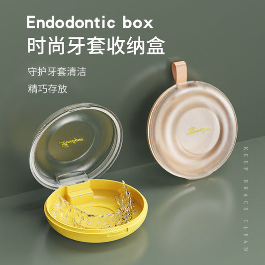Invisible braces box holder storage box hidden beauty corrector portable denture storage box wholesale - image 1