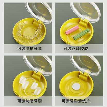 Invisible braces box holder storage box hidden beauty corrector portable denture storage box wholesale - image 4