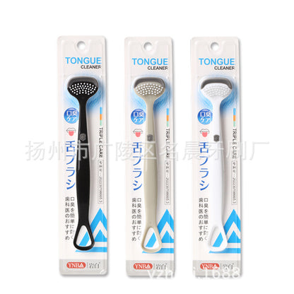 Tongue coating cleaner three-effect cleaning tongue scraper tongue coating Brush tongue scraping board tongue scraping cross-border tongue coating cleaning brush wholesale - image 5