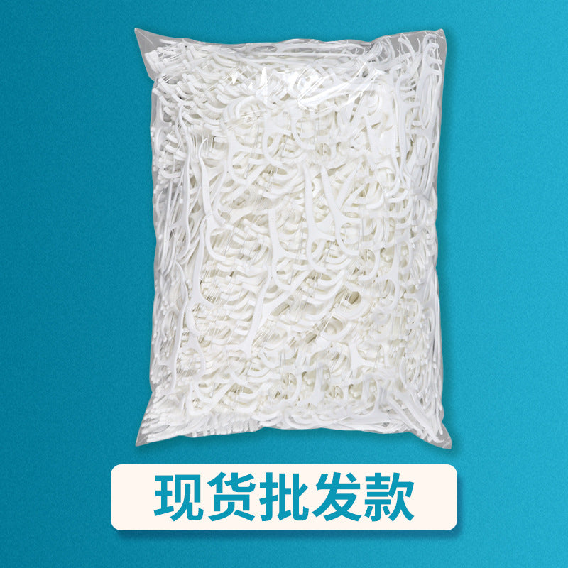 Manufacturer Wholesale Dental Floss 1000 Bags in Bulk Ready-Made Disposable Dental Floss Sticks Ultra-Fine Round Floss Toothpick Floss - image 4