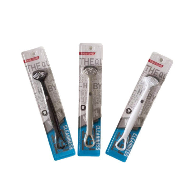 Tongue coating cleaner three-effect cleaning tongue scraper tongue coating Brush tongue scraping board tongue brush tongue scraping cleaning breath removing artifact - image 5