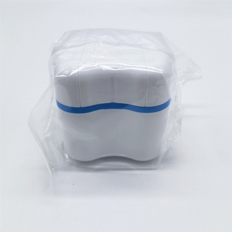 Denture Soaking Box Split European Style Tooth Storage Box Denture Storage Box Full Mouth Denture Placement Box Double Layer with Filter - image 4