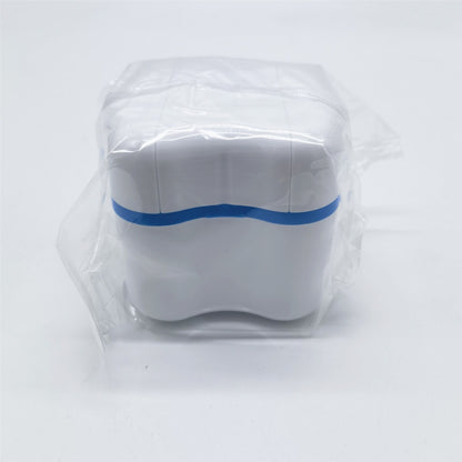Denture Soaking Box Split European Style Tooth Storage Box Denture Storage Box Full Mouth Denture Placement Box Double Layer with Filter - image 4