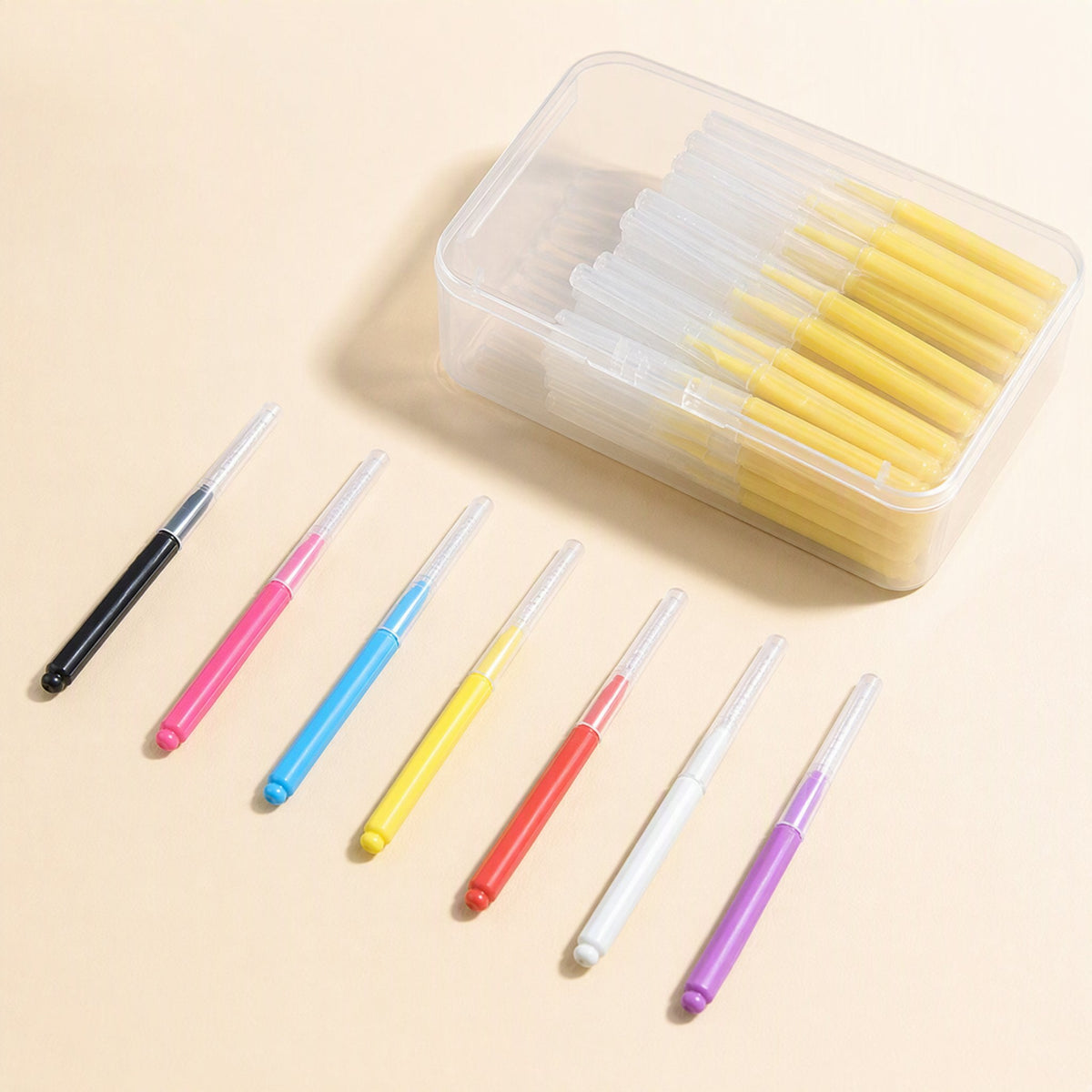 Manual interdental brush with soft-wool function, single box of 60