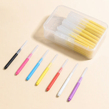 Manual interdental brush with soft-wool function, single box of 60