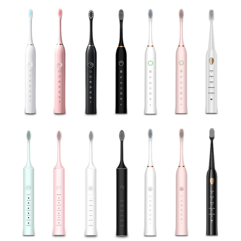 Cross-Border Electric Toothbrush Rechargeable Model for Adults and Children, Universal Soft-Bristle Brush, Home and Outdoor Portable Toothbrush Set Wholesale - image 2