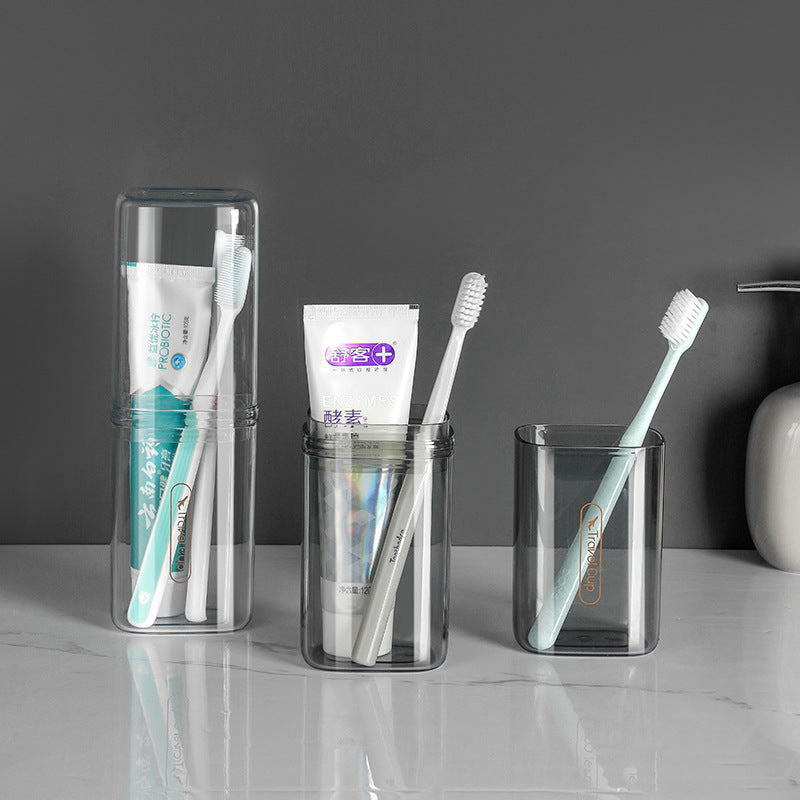 Travel Gargle Cup Portable Gargle suit Brush Cup Electric Toothbrush Storage Box Essential Artifact for Travel - image 2