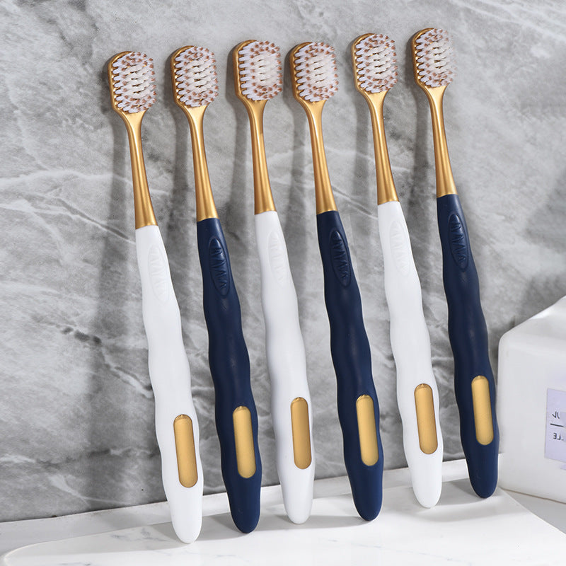 Shanmu Same Style Toothbrush Soft Bristle Toothbrush Adult Household 6 Pack Wide Head Gum Protection Toothbrush Manufacturer Wholesale - image 4