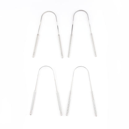 Stainless Steel U-shaped Tongue Scraper Tongue Cleaner Cleaning Oral Care Device to Remove Bad Breath Tongue Brush - image 5