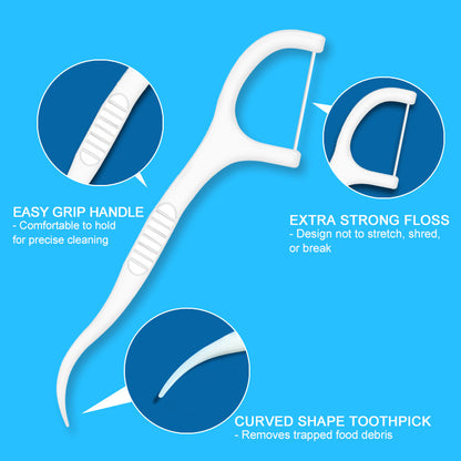 New boxed floss 100 ultra-fine round thread disposable floss stick manufacturer toothpick thread toothpick thread foreign trade - image 4