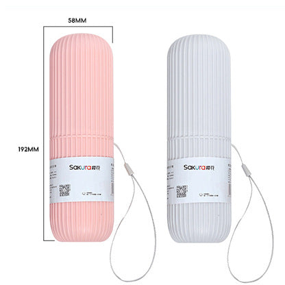 Portable Toothbrush Barrel Student Dormitory Toothbrush Combination Set Toothbrush Toothpaste Set Adult Sakura Sakura - image 3