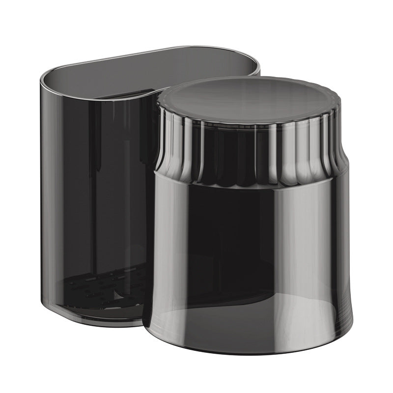 Toothbrush Rack Gargle Cup Non-Punch Storage Rack Toothbrush Holder Toothbrush Cup Toilet Toothbrush Cup Holder Wall-Mounted - image 5