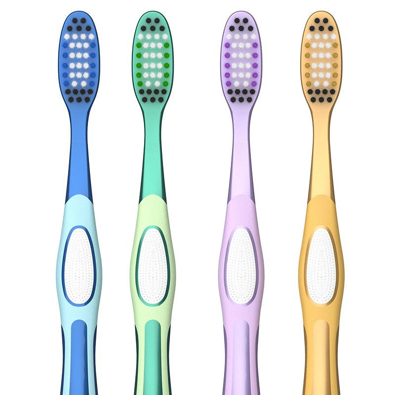 Tenderbrush Adult Soft Bamboo Charcoal Toothbrush – Big Head – view 4