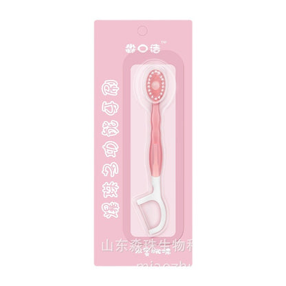 Separate packaging disposable mini burst bead toothbrush with dental floss adult soft hair portable travel wholesale - image 5