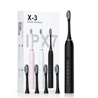 Electric Toothbrush Rechargeable Model Cross-Border Children's Universal Adult Model Soft Bristles Automatic Sonic Smart Tooth Cleaning Couple Wholesale - image 4