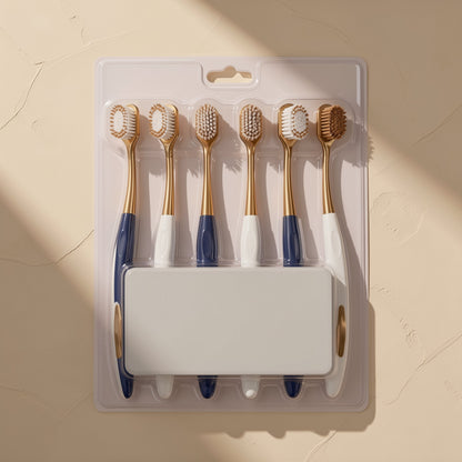 BQB pack of manual toothbrushes with soft bristles - view 4