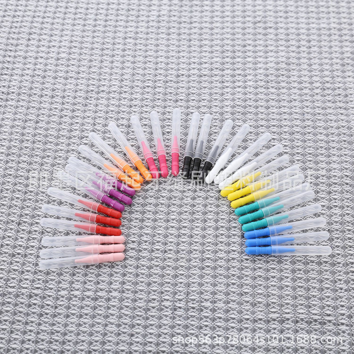 Interdental Brush Straight Interdental Toothbrush Orthodontic Care Soft Bristles Disposable Cleaning Toothbrush Oral Care Toothbrush - image 1