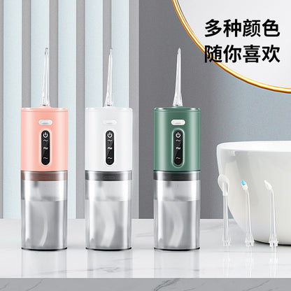 Cross-border electric dental irrigator to calculus dental irrigator portable oral irrigator handheld pulse floss cleaner - image 4