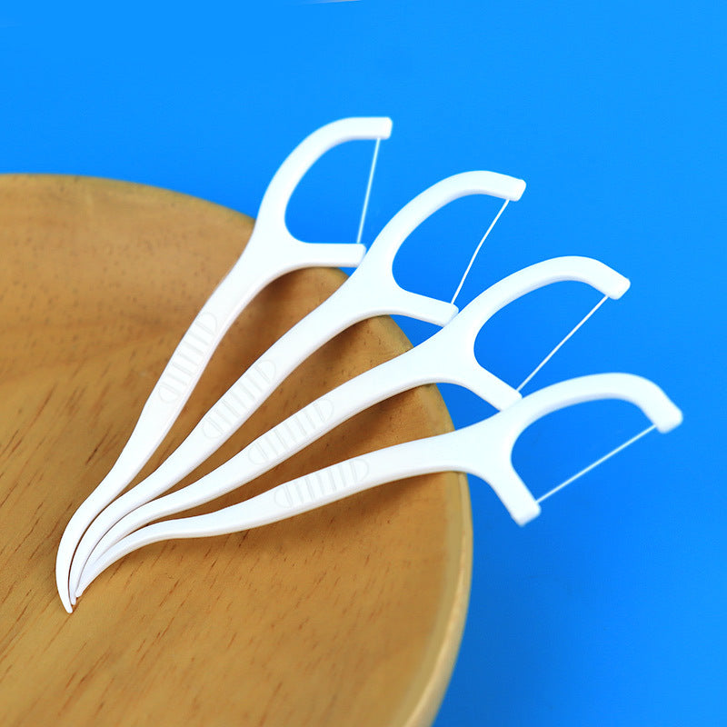 Cross-border wholesale floss individually packaged 50 PCs floss sticks individually packaged high tensile ultra-fine floss foreign trade in stock - image 3