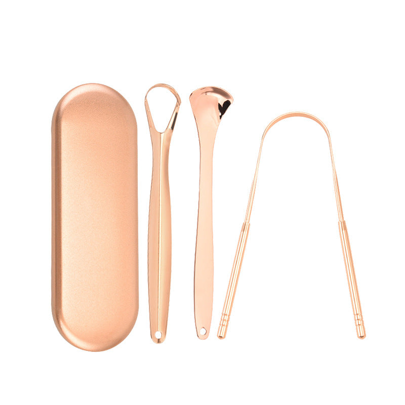 Stainless steel U-shaped tongue scraper large opening tongue coating cleaner deodorant oral cleaning tool iron box suit - image 5