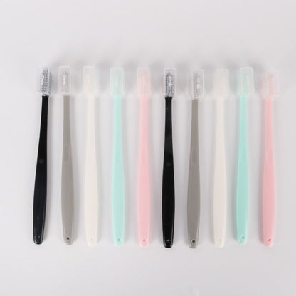 Macaron Soft-Bristled Disposable Hospitality Toothbrush for Home Guests to Clean between Teeth and Clean Adult Small Head Toothbrush - image 2