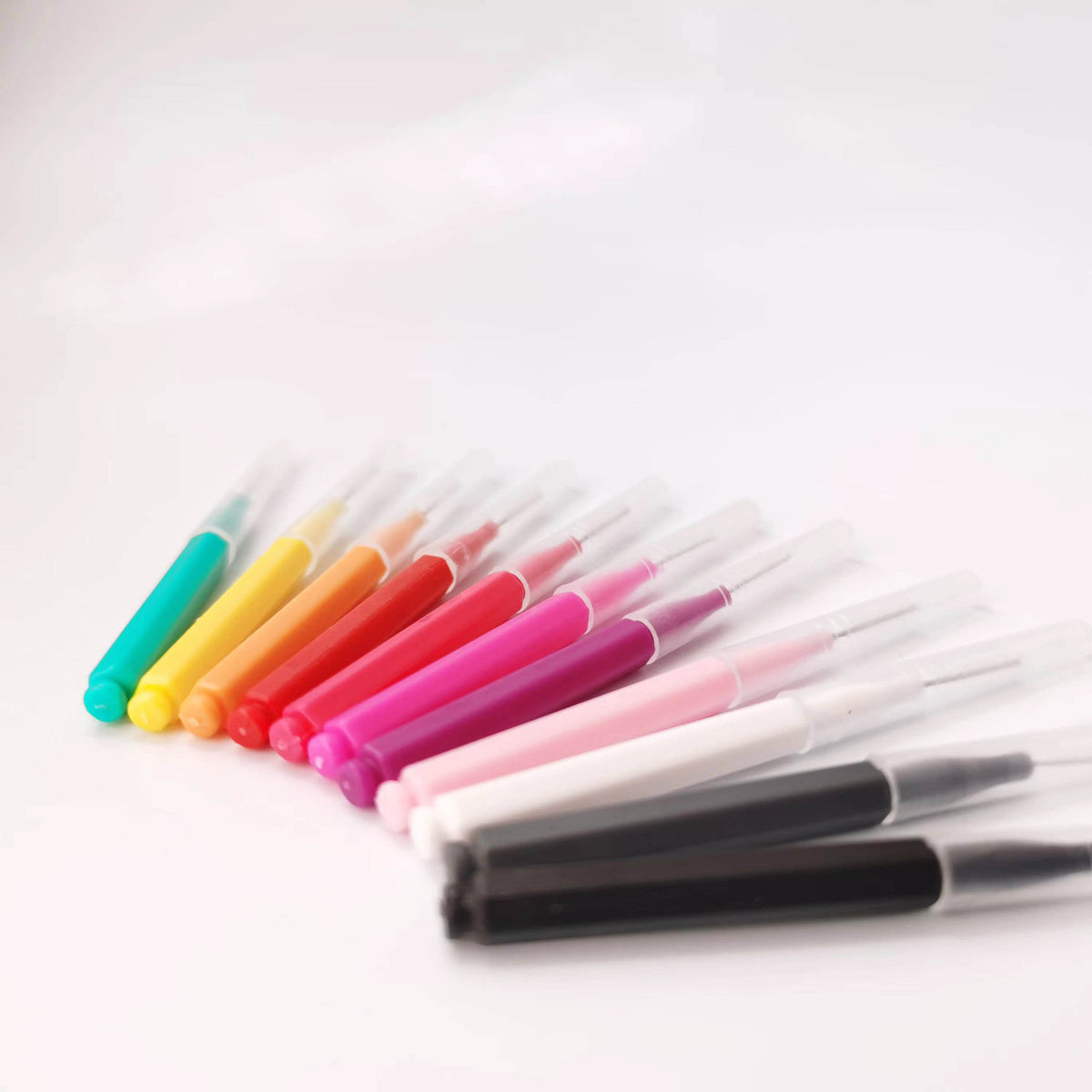 Straight Interdental Brush for Cleaning between Teeth, Plastic Dental Floss Stick, Disposable Interdental Brush, Orthodontic Mini Toothbrush, Portable - image 3