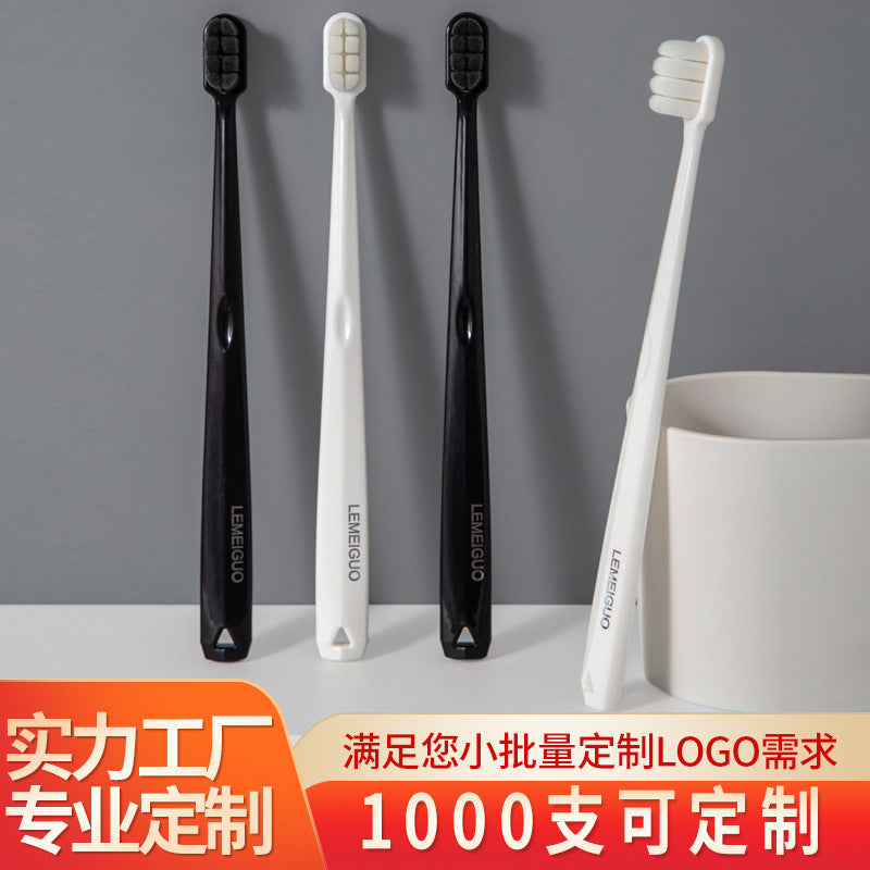 Le Meiguo Toothbrush Soft Hair High-end Toothbrush Household Beam Ten Thousand Hair Yangzhou Daifa Daily Use Toothbrush Wholesale - image 2