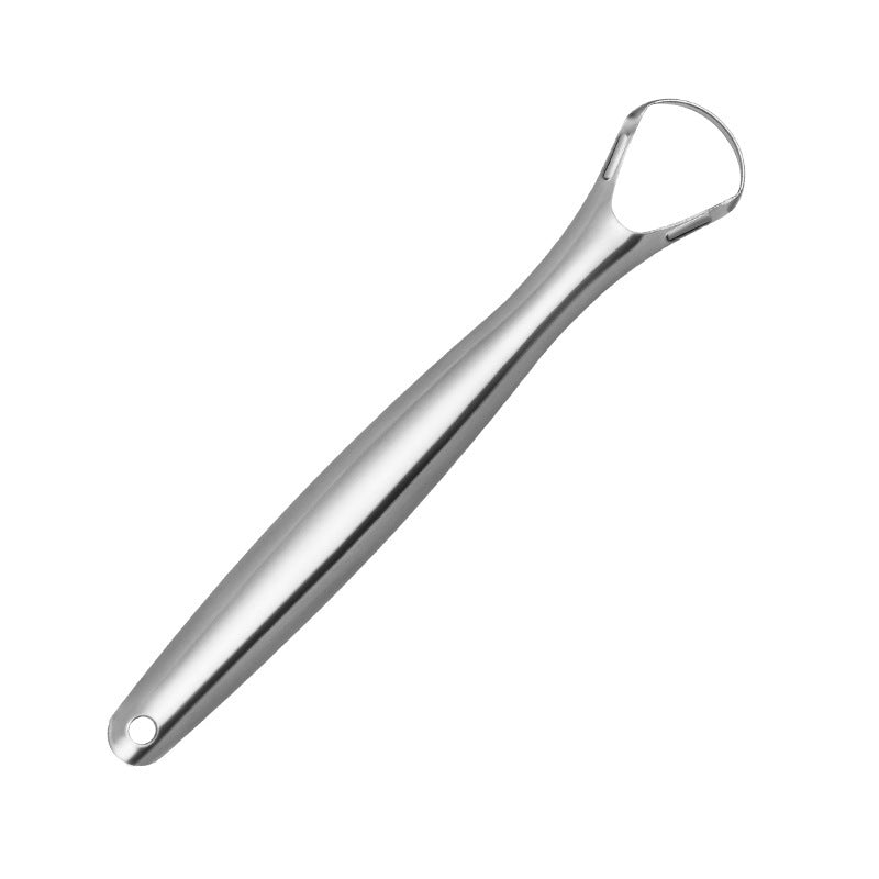 Stainless Steel Tongue Scraper Tongue Coating Cleaner Tongue Scraper Cleaning Tongue Coating to Halitosis Oral Care Tools suit - image 3