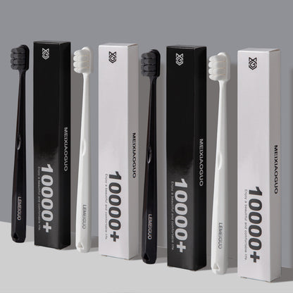 Haoniu Toothbrush Soft-Bristled High-End Toothbrush Household Bundles of Ten Thousand Hairs Yangzhou Douyin Daily Necessities Toothbrush Wholesale - image 1