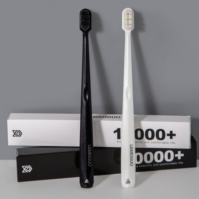Haoniu Toothbrush Soft-Bristled High-End Toothbrush Household Bundles of Ten Thousand Hairs Yangzhou Douyin Daily Necessities Toothbrush Wholesale - image 3