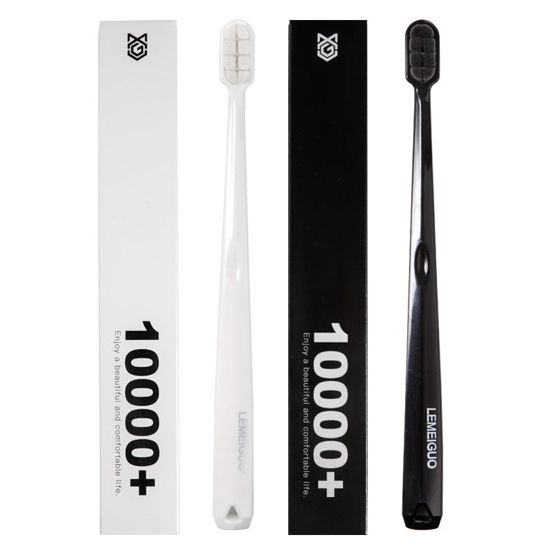 Haoniu Toothbrush Soft-Bristled High-End Toothbrush Household Bundles of Ten Thousand Hairs Yangzhou Douyin Daily Necessities Toothbrush Wholesale - image 5