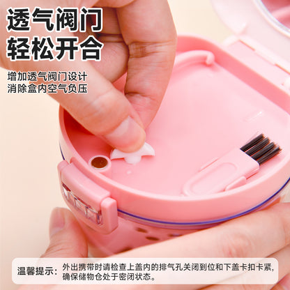 Japanese Dust-Proof Braces Box Denture Cleaner Box Retainer Storage Box Retainer Orthodontic Box with Mirror - image 4