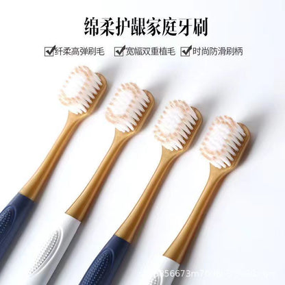 Shan Mu Supermarket Same Style Wide-head Misi Soft High-grade Toothbrush Adult Soft Hair High-density Household Deep Cleaning Mouth - image 4