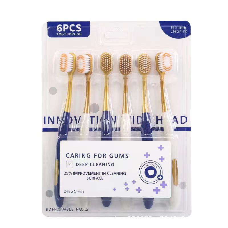 Shan Mu Supermarket Same Style Wide-head Misi Soft High-grade Toothbrush Adult Soft Hair High-density Household Deep Cleaning Mouth - image 5